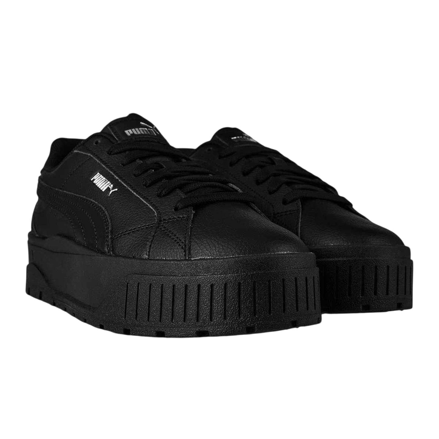Black - Lifestyle - Puma Womens-Ladies II Jr Low Top Platform Trainers