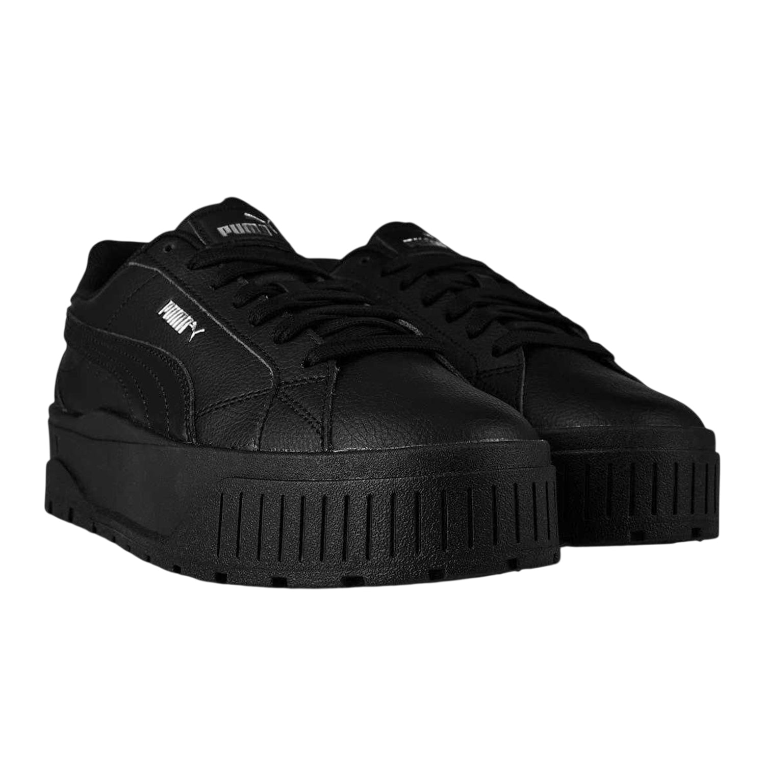 Black - Lifestyle - Puma Womens-Ladies II Jr Low Top Platform Trainers