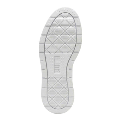 White - Lifestyle - Puma Womens-Ladies II Jr Low Top Platform Trainers