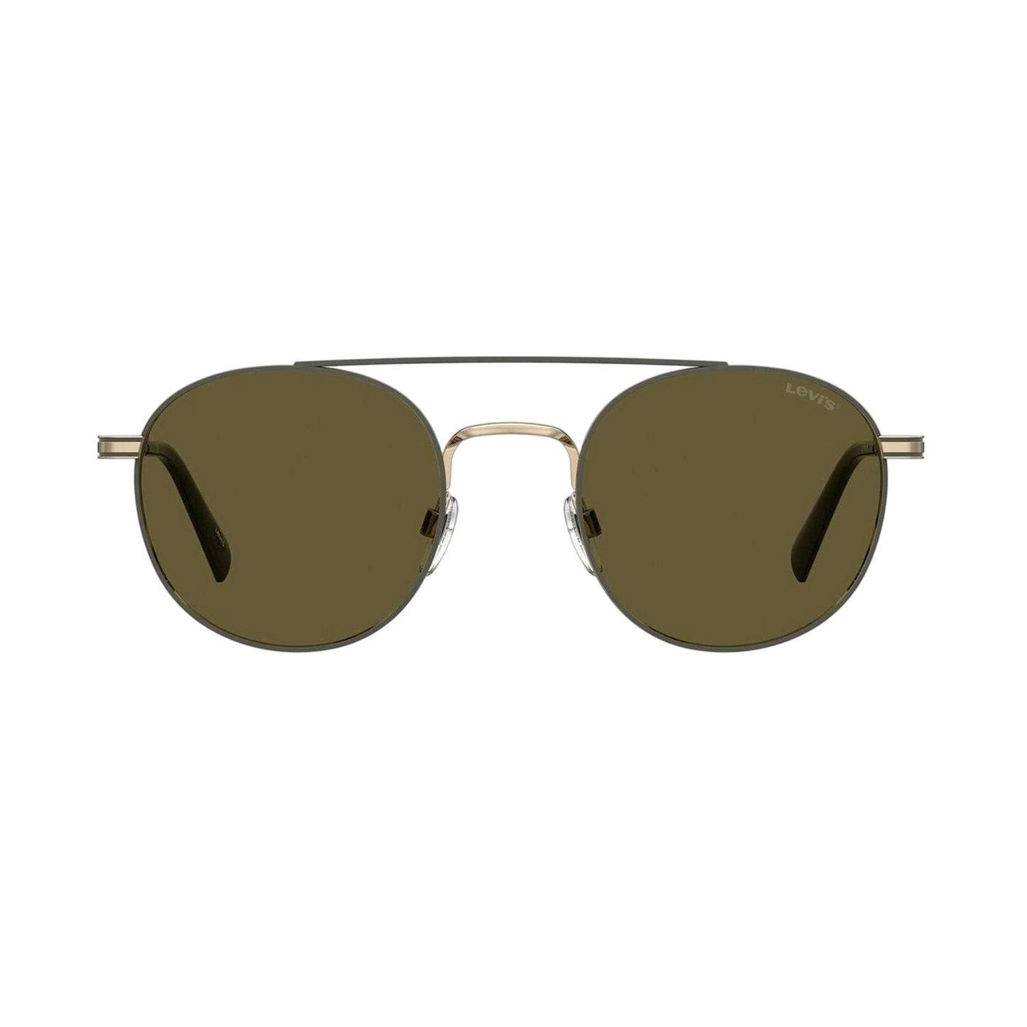 Gold - Back - Levis Unisex Adult Round Frame Beach Sunglasses