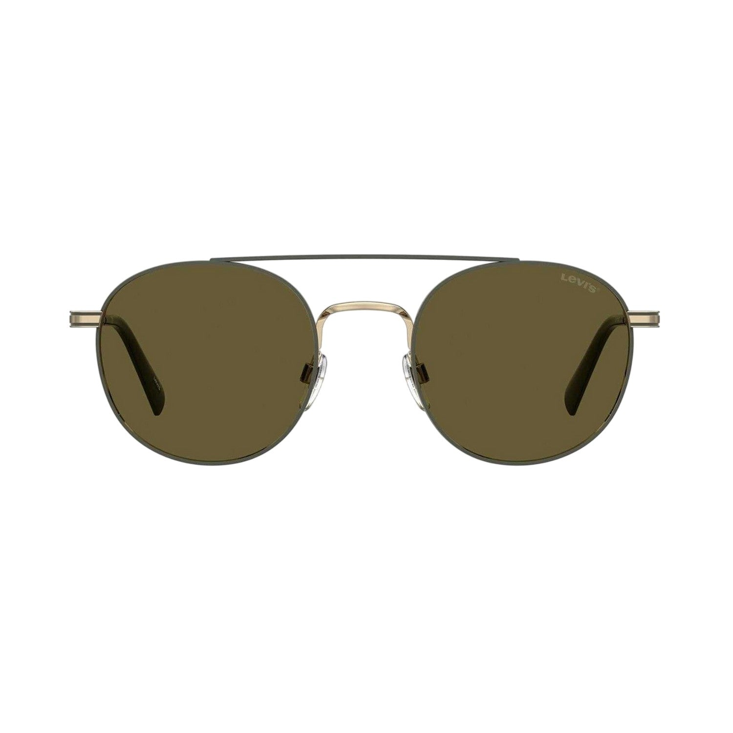Gold - Back - Levis Unisex Adult Round Frame Beach Sunglasses