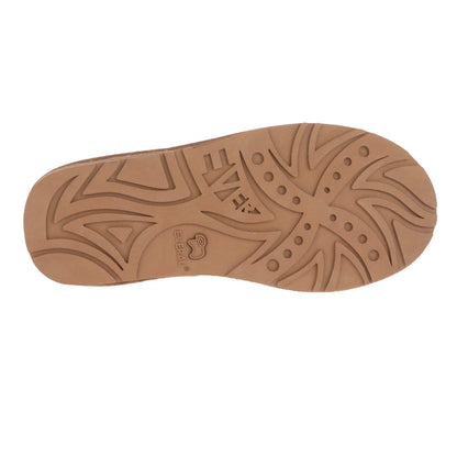 Chestnut - Pack Shot - EverAu Womens-Ladies Parrot Classic Cow Suede Short Shaft Boots