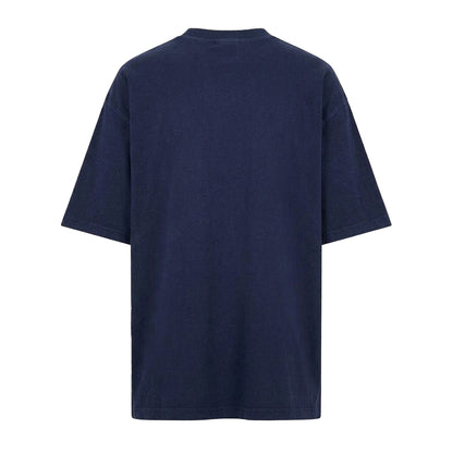 Dark Blue - Back - Boss Mens Tie Dye Regular T-Shirt