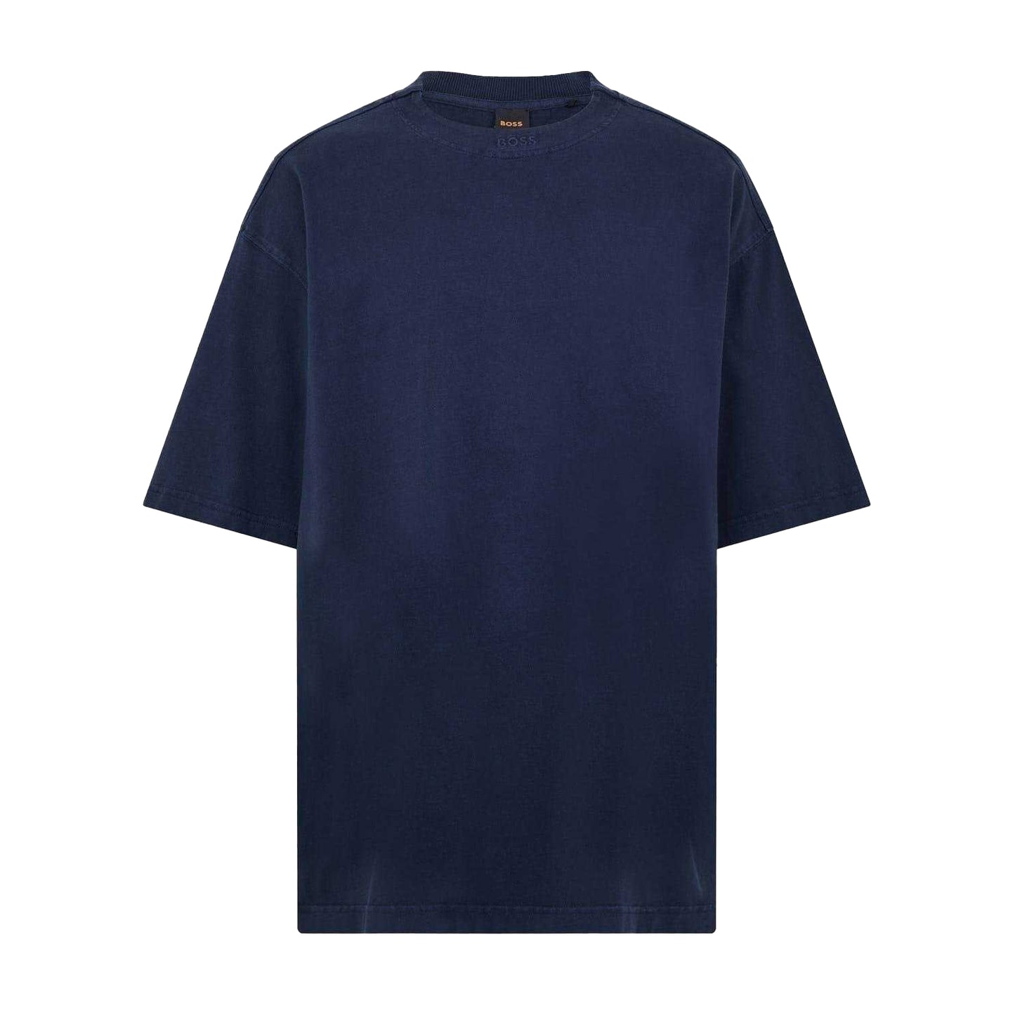 Dark Blue - Front - Boss Mens Tie Dye Regular T-Shirt