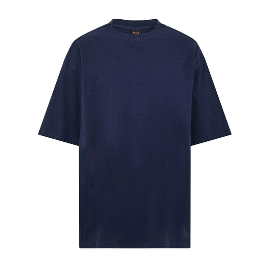 Dark Blue - Front - Boss Mens Tie Dye Regular T-Shirt