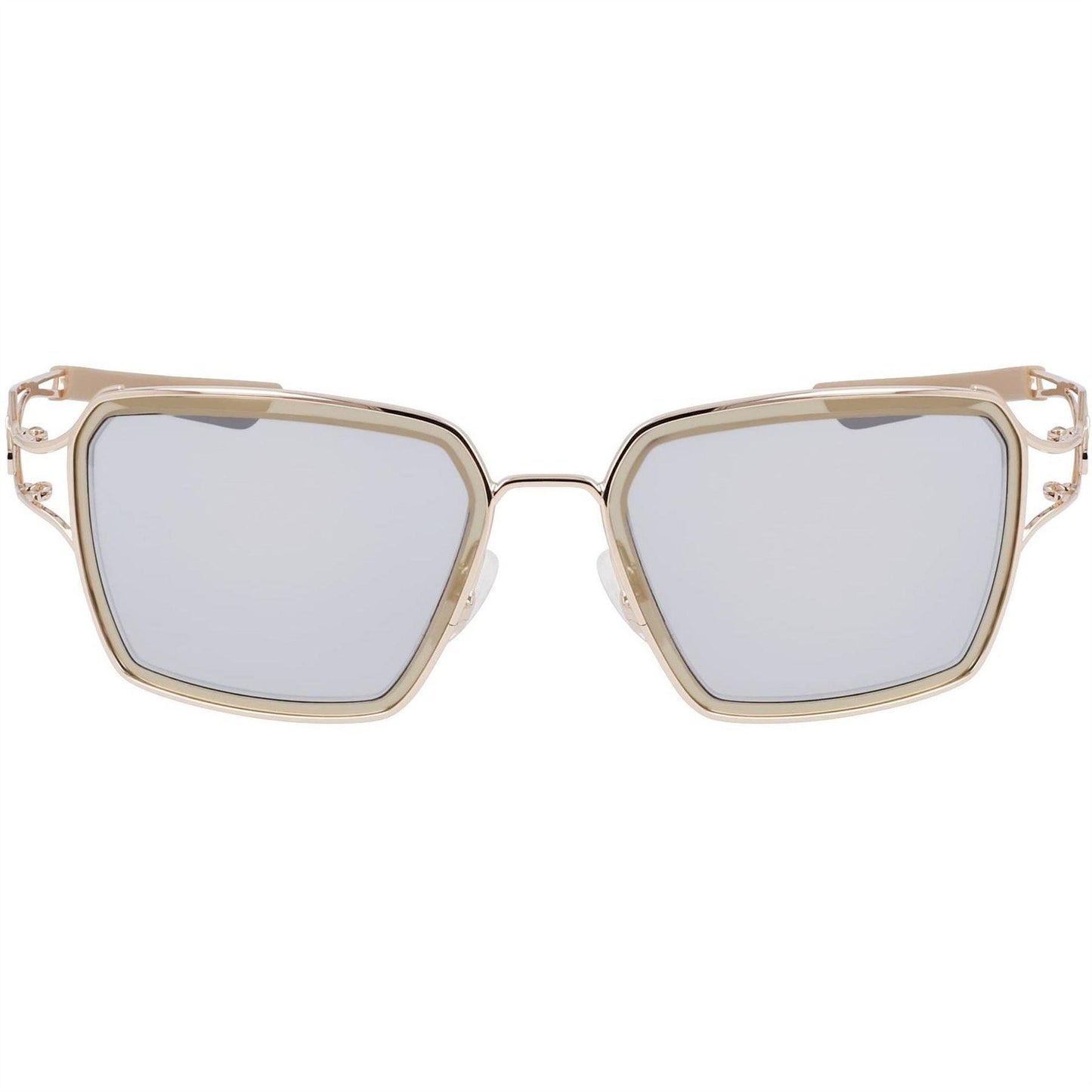 Gold-Silver-Gold - Back - Nike Unisex Adult Square Prism Sunglasses