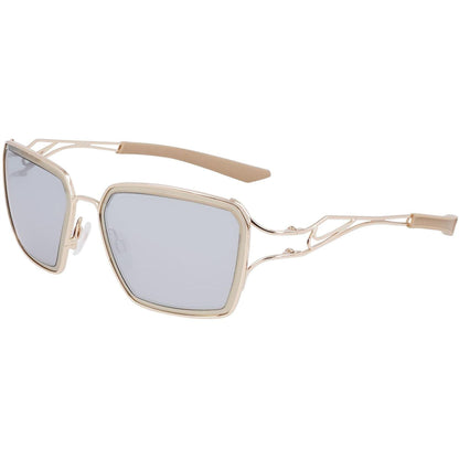 Gold-Silver-Gold - Side - Nike Unisex Adult Square Prism Sunglasses