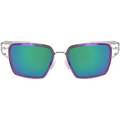 Silver-Green-Infrared - Side - Nike Unisex Adult Square Prism Sunglasses