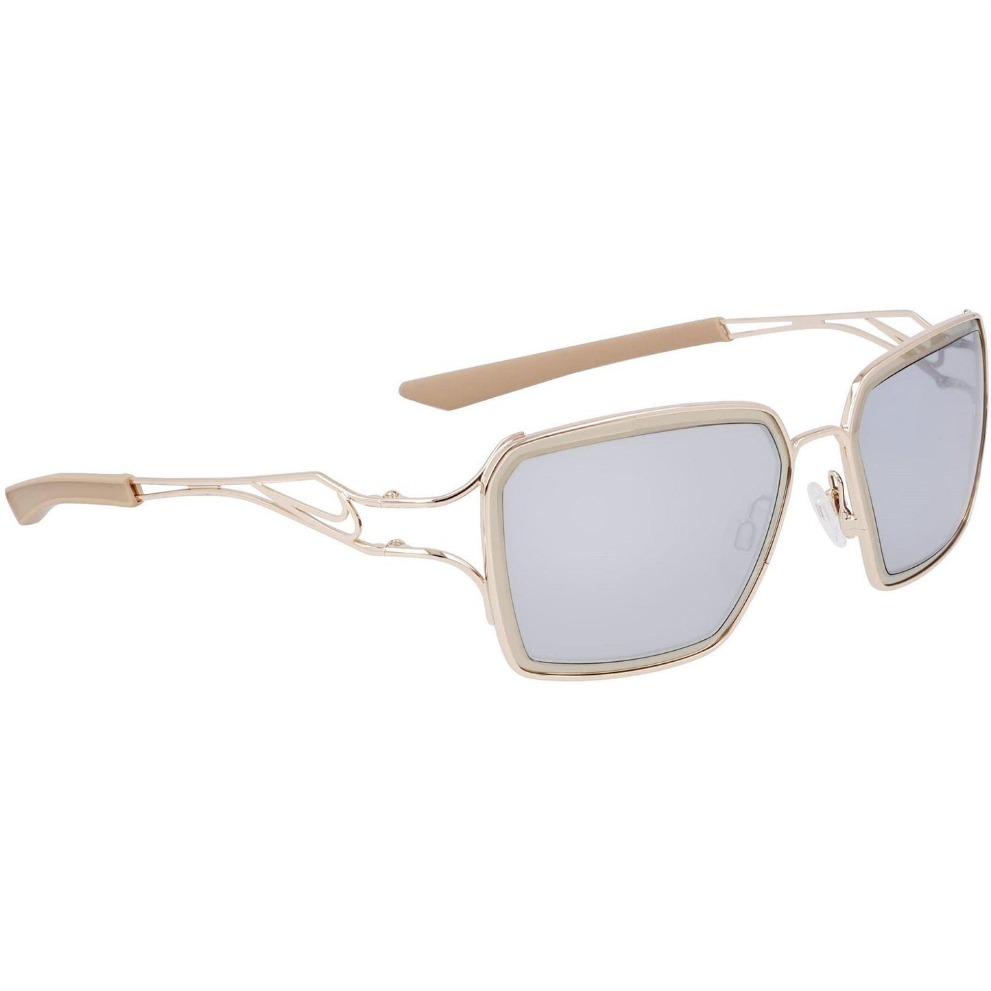 Gold-Silver-Gold - Front - Nike Unisex Adult Square Prism Sunglasses