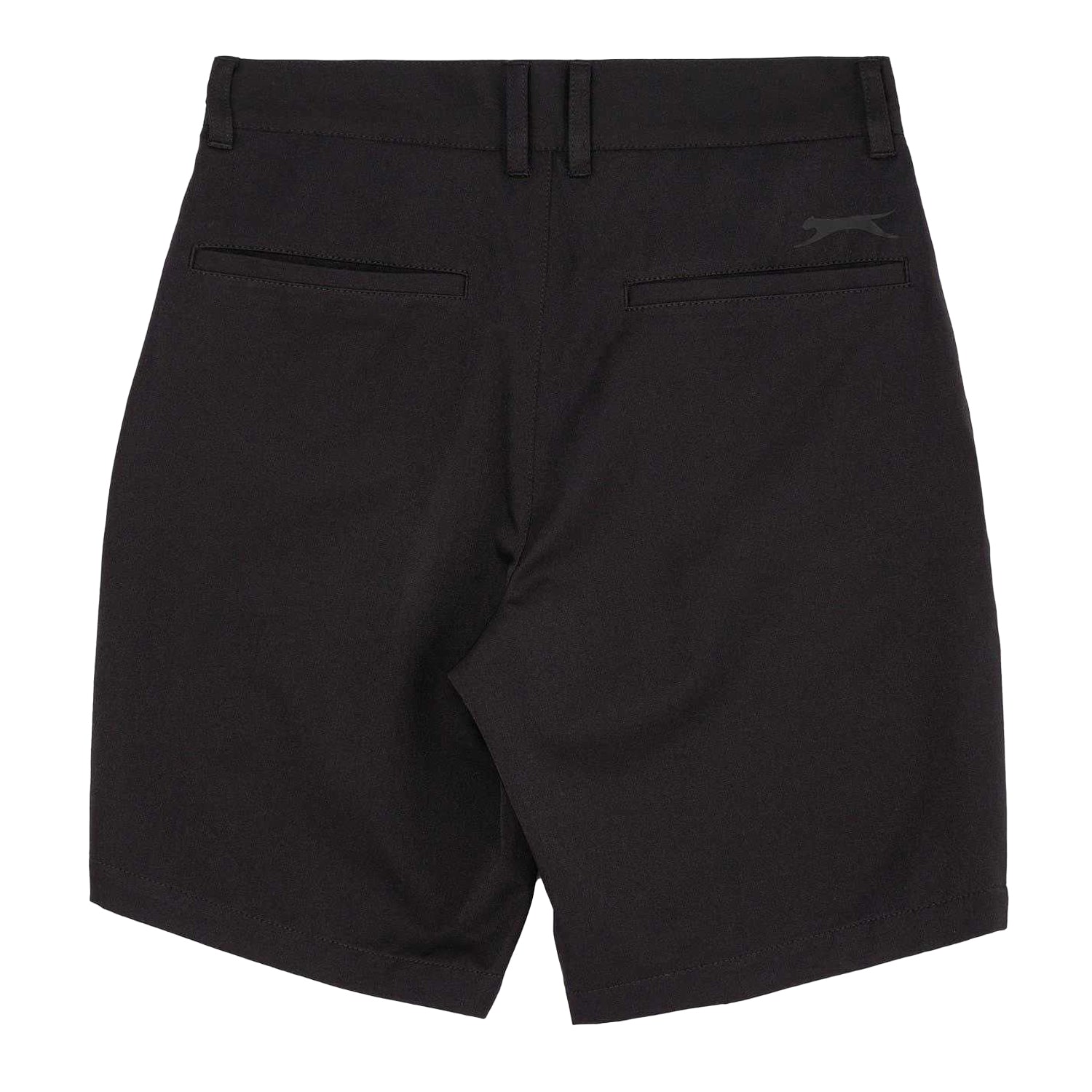 Black - Back - Slazenger Childrens-Kids Core Shorts