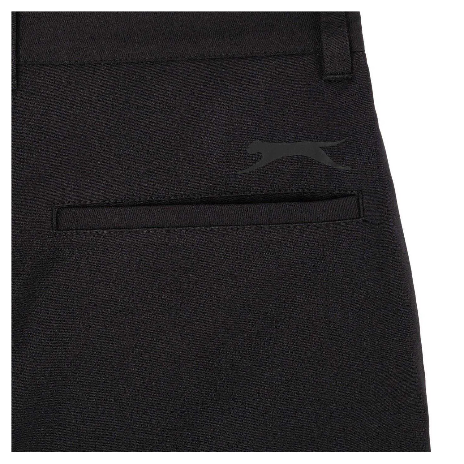 Black - Side - Slazenger Childrens-Kids Core Shorts