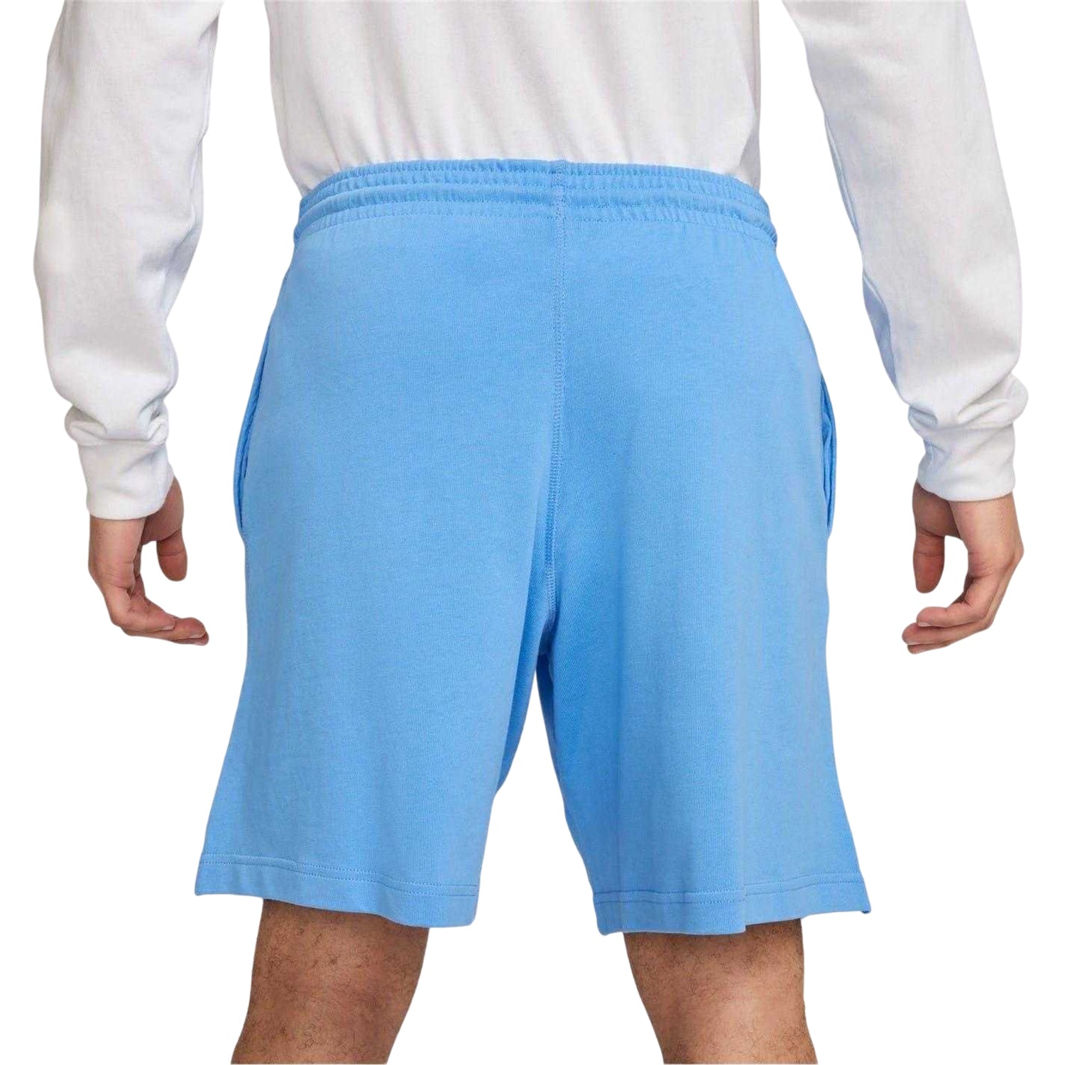 University Blue - Back - Nike Mens Club Embroidered Logo Shorts