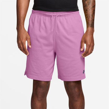 Magenta - Front - Nike Mens Club Embroidered Logo Shorts
