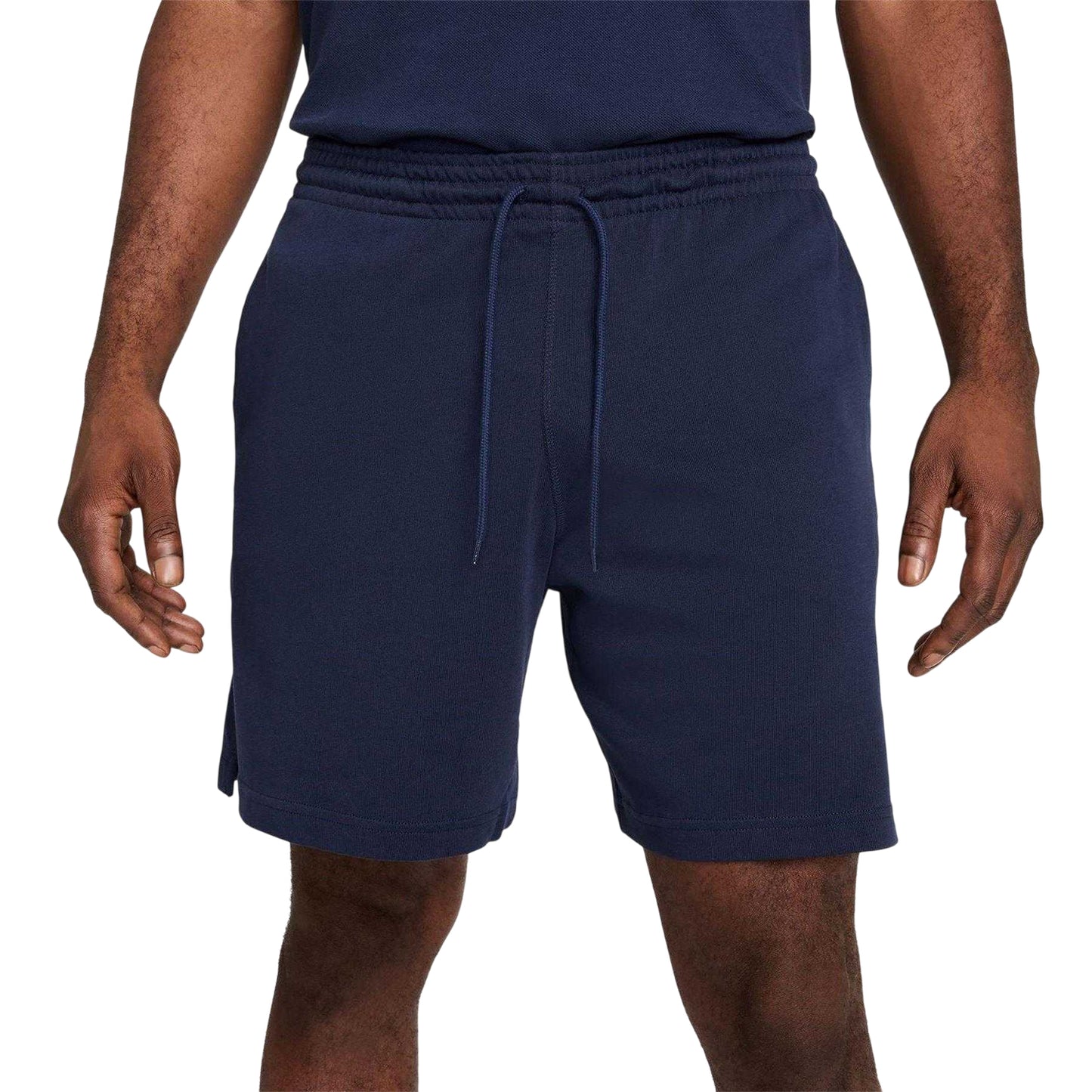 Navy - Front - Nike Mens Club Embroidered Logo Shorts