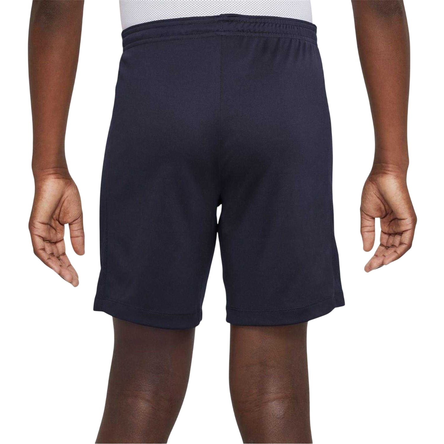 Solid Navy-Solid White - Back - Nike Childrens-Kids Logo Shorts