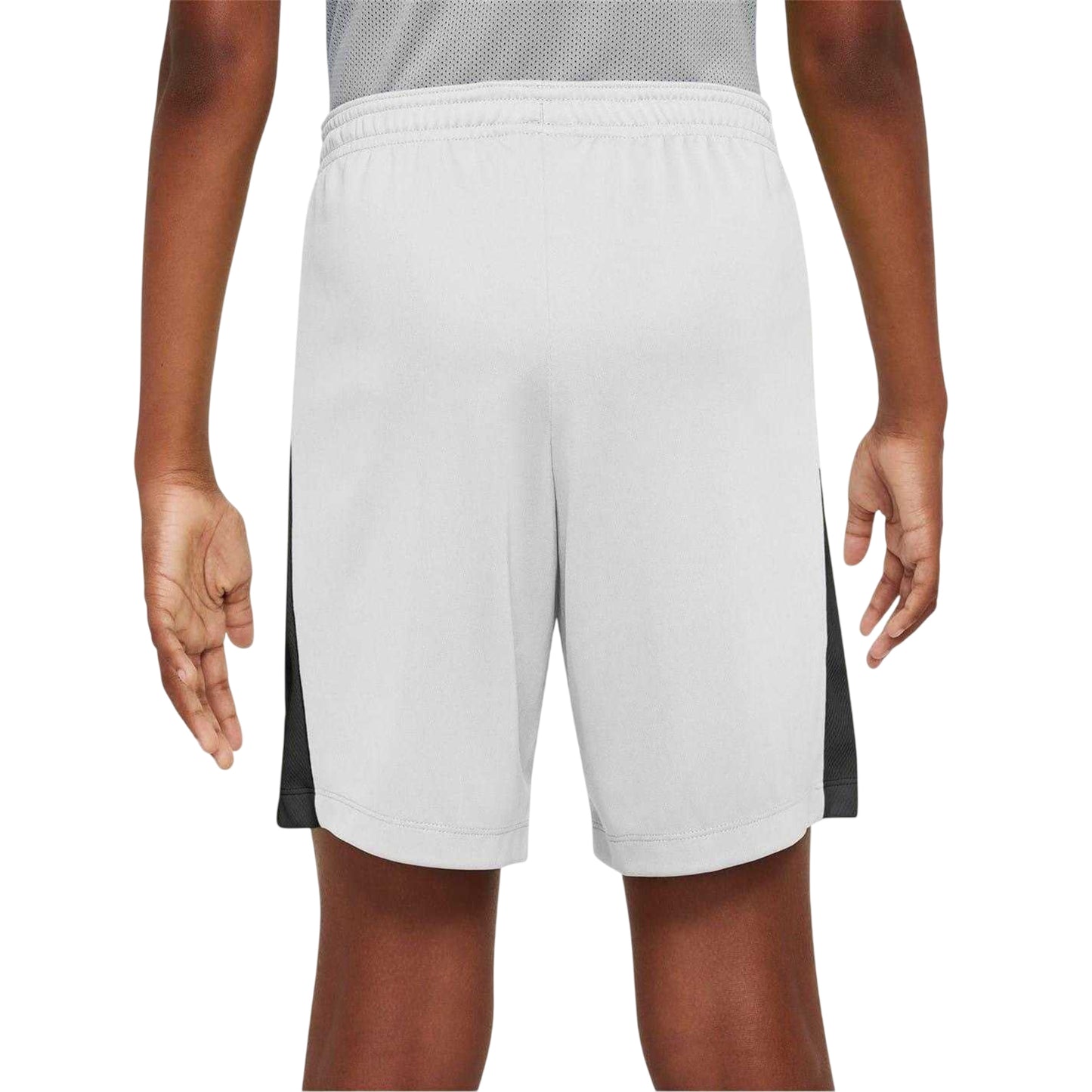 White-Black - Back - Nike Childrens-Kids Logo Shorts