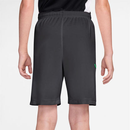 Grey-Black-Green - Back - Nike Childrens-Kids Logo Shorts
