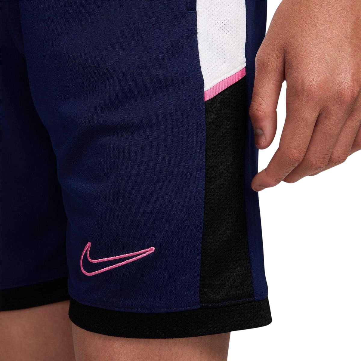 Blue-Pink - Side - Nike Childrens-Kids Logo Shorts