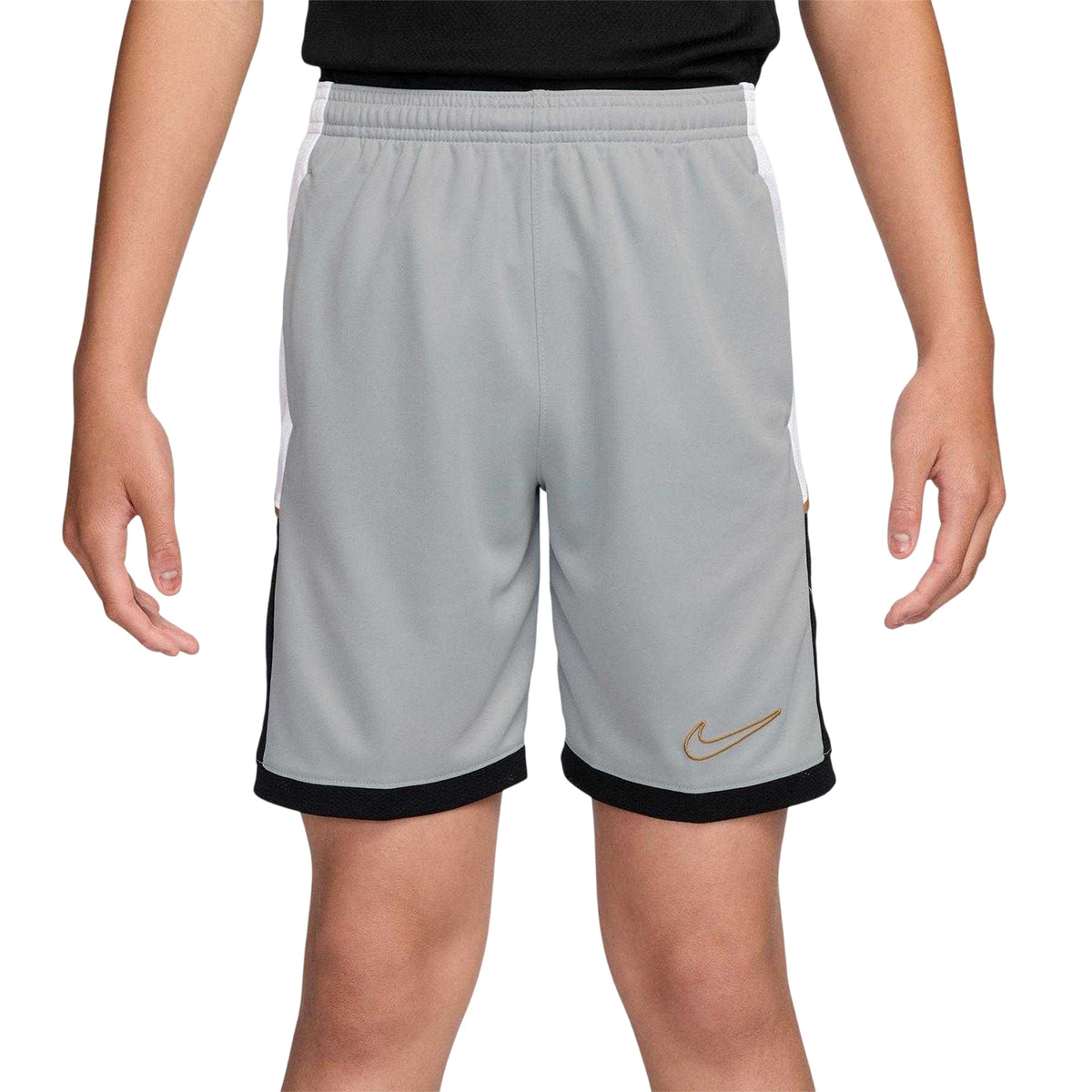 Grey-Gold - Front - Nike Childrens-Kids Logo Shorts