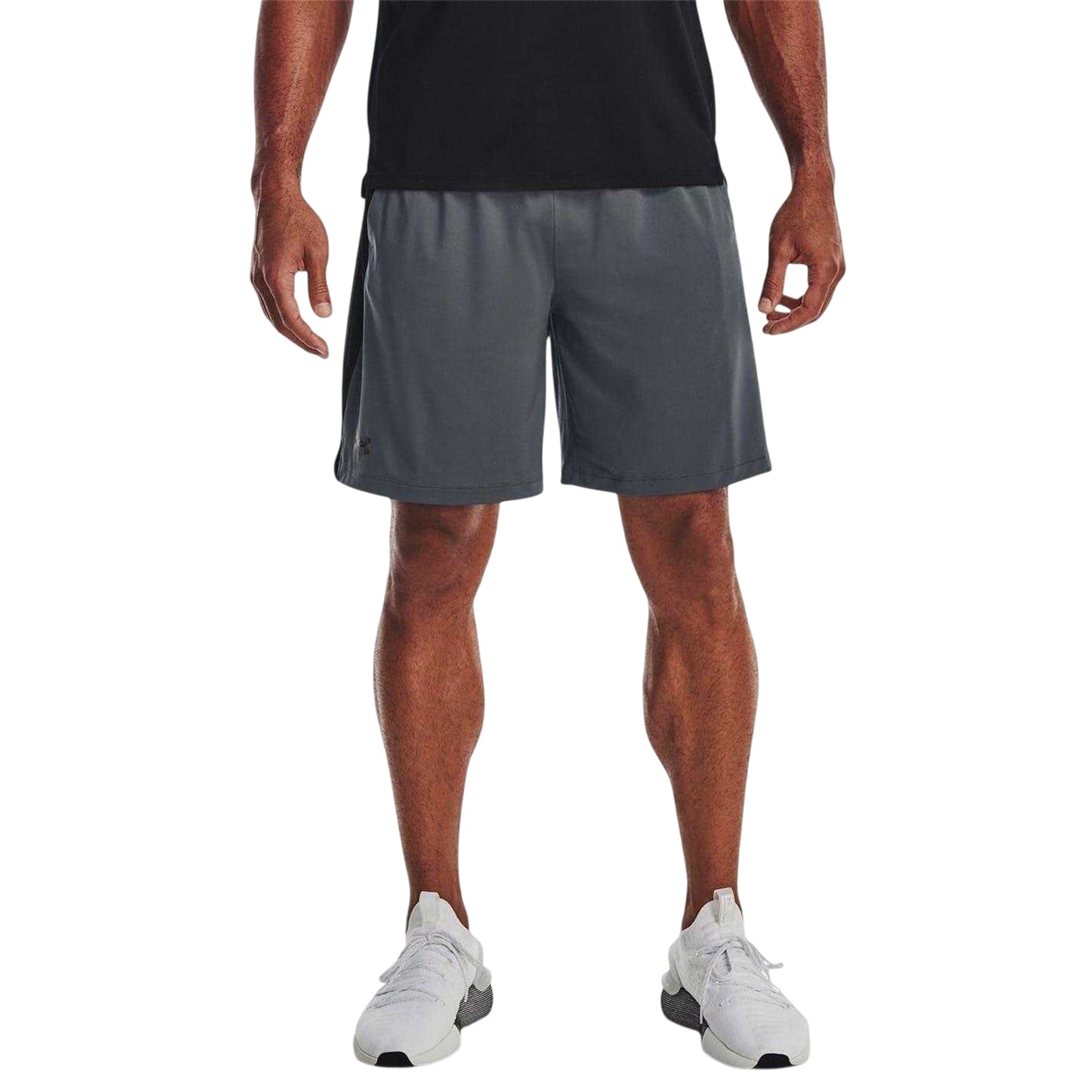 Pitch Grey - Side - Under Armour Mens Tech Vent Shorts