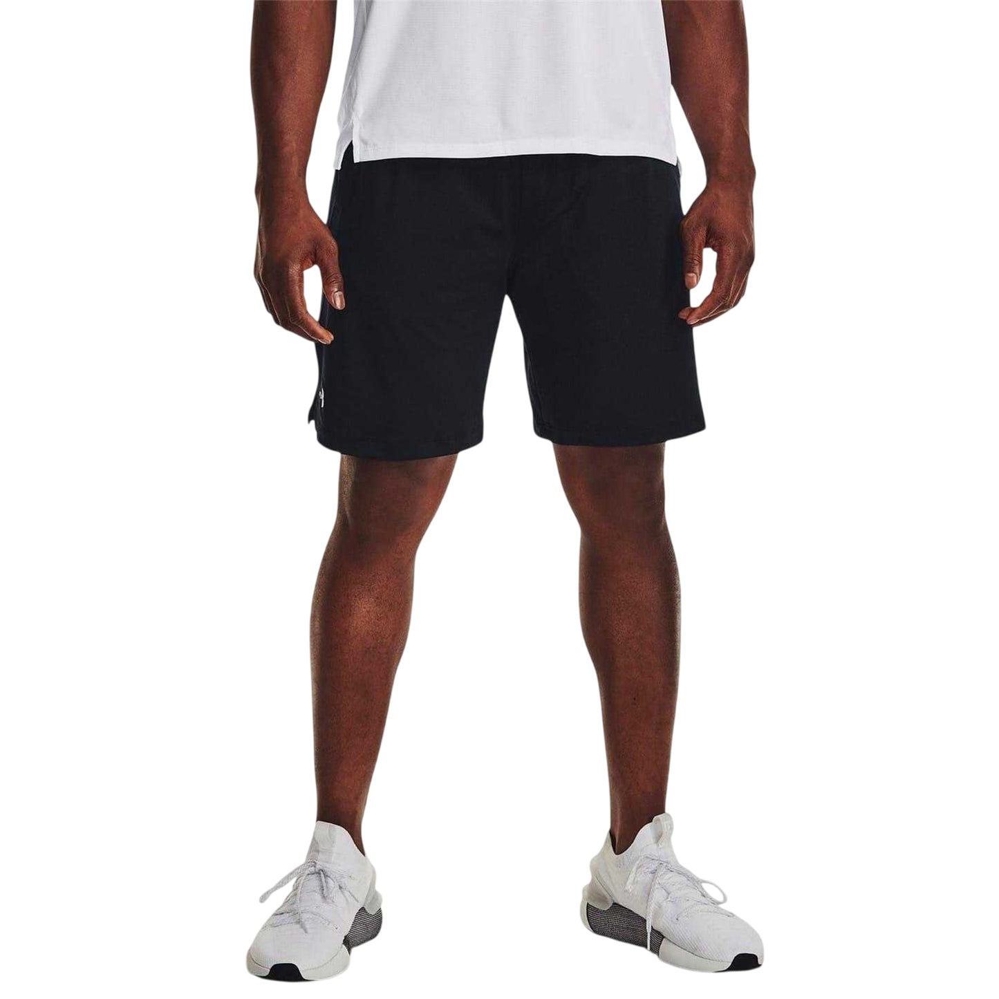 Triple Black - Side - Under Armour Mens Tech Vent Shorts