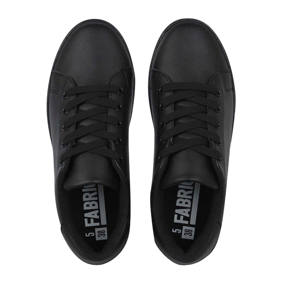 Black - Lifestyle - Fabric Childrens-Kids Textile Low Trainers