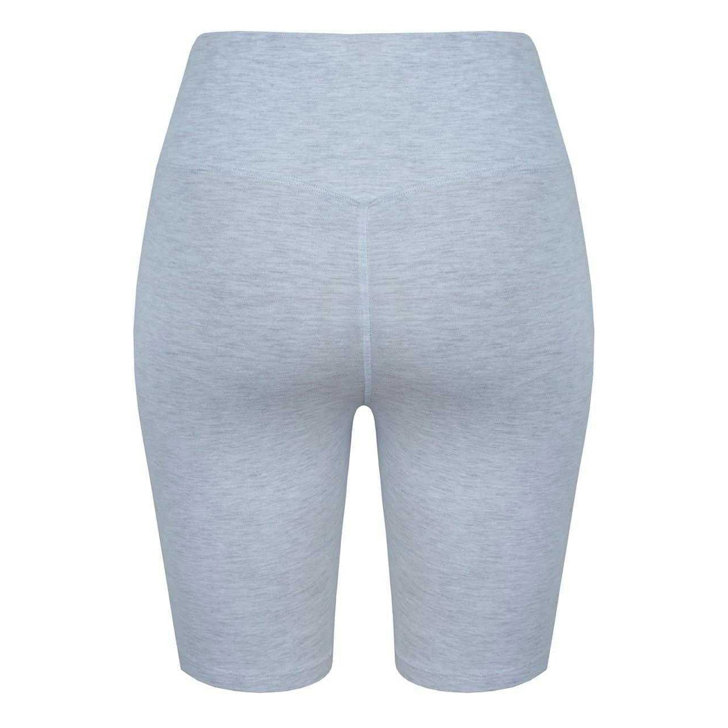 Ice Marl - Back - Miso Womens-Ladies High Waist Cycling Shorts