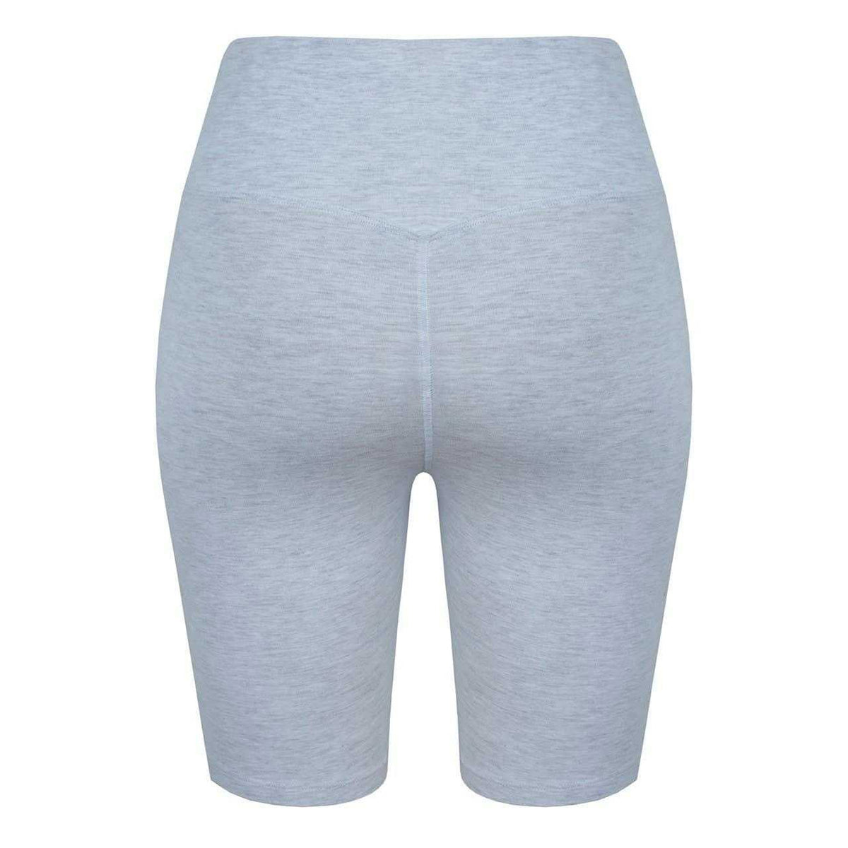Ice Marl - Back - Miso Womens-Ladies High Waist Cycling Shorts