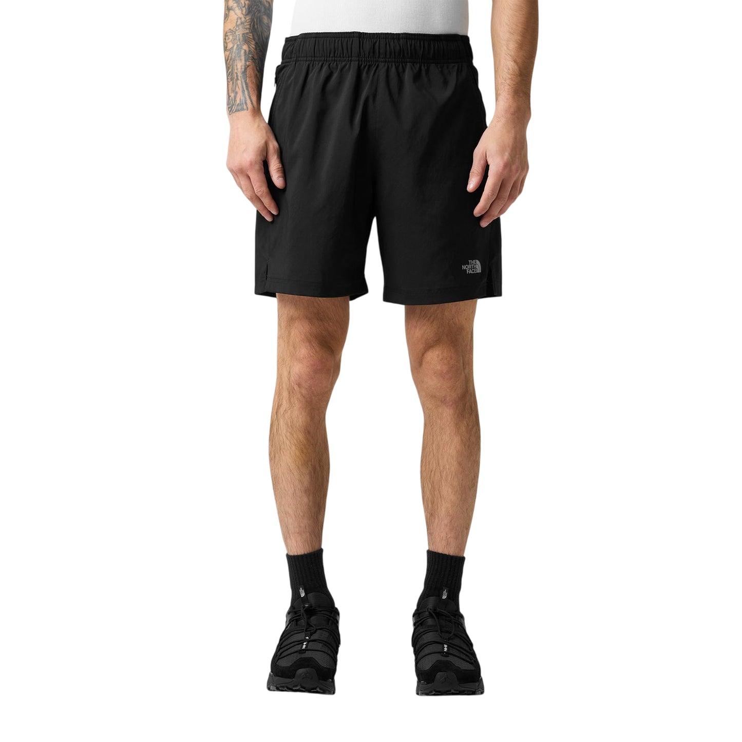 Black - Side - The North Face Mens Woven Shorts