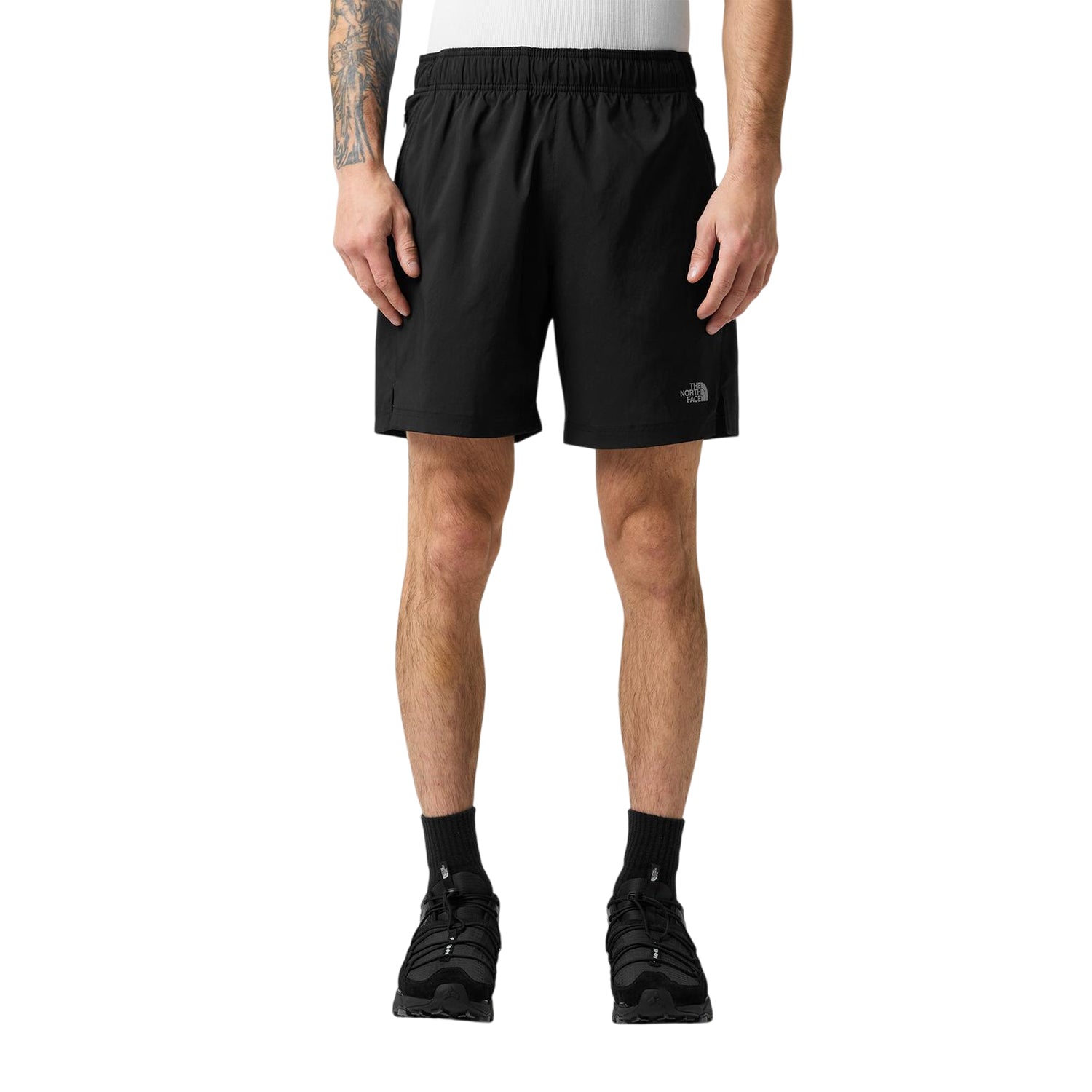 Black - Side - The North Face Mens Woven Shorts