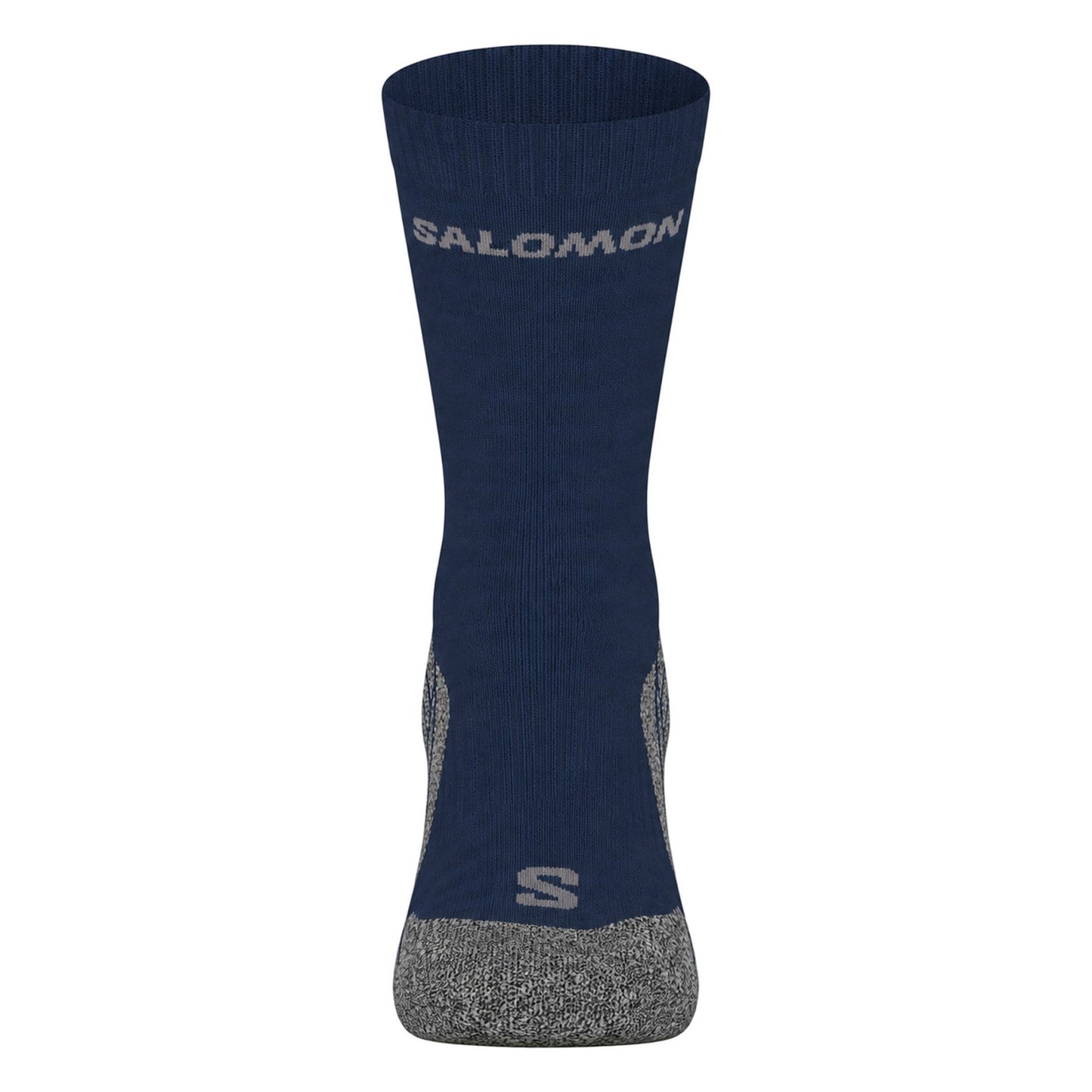 Navy-Grey - Back - Salomon Unisex Adult Ultra Access Boot Socks (Pack of 2)