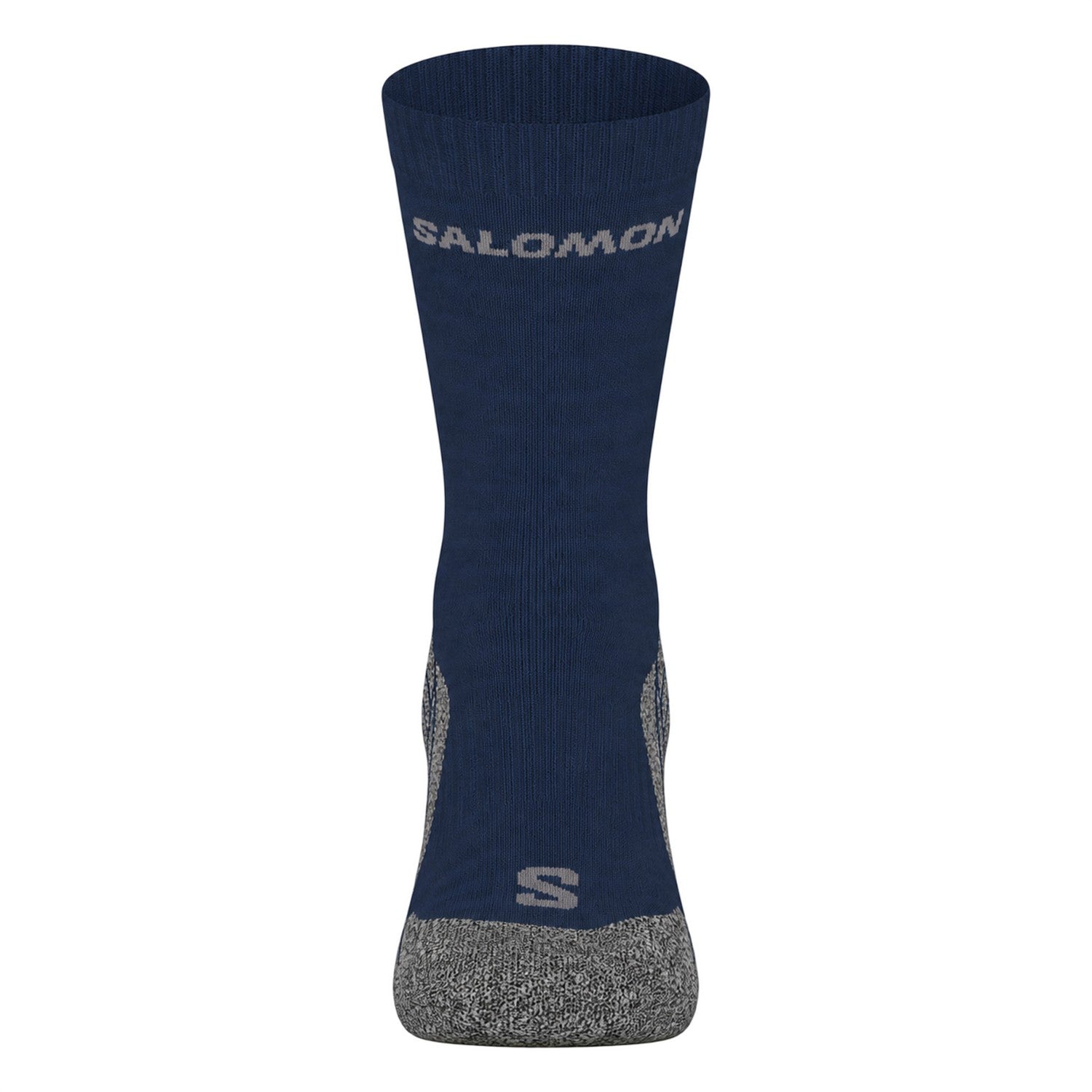 Navy-Grey - Back - Salomon Unisex Adult Ultra Access Boot Socks (Pack of 2)