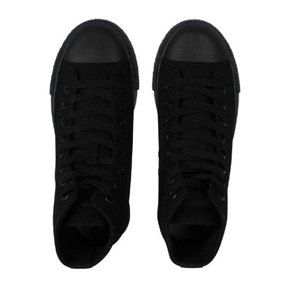 Black - Lifestyle - SoulCal Womens-Ladies Canvas High-top Platform High Top Trainers
