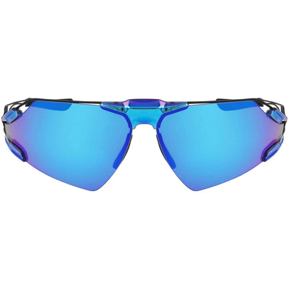 Blue - Side - Nike Mens Zeus Wrap Around Sport Sunglasses