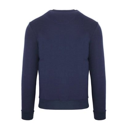 Navy - Back - Aquascutum Mens Crew Neck Regular Sweatshirt