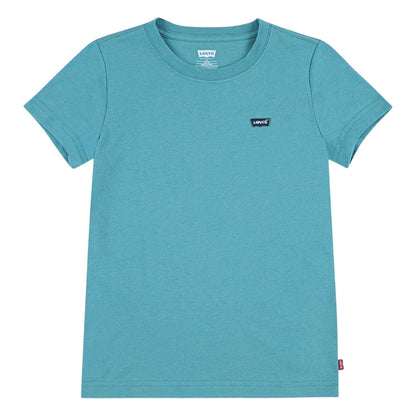 Bristol Blue - Front - Levis Boys Batwing Logo T-Shirt
