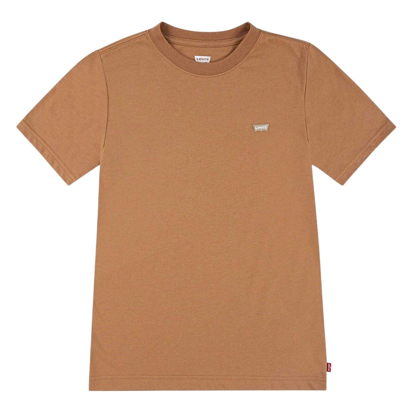 Brown - Front - Levis Boys Batwing Logo T-Shirt