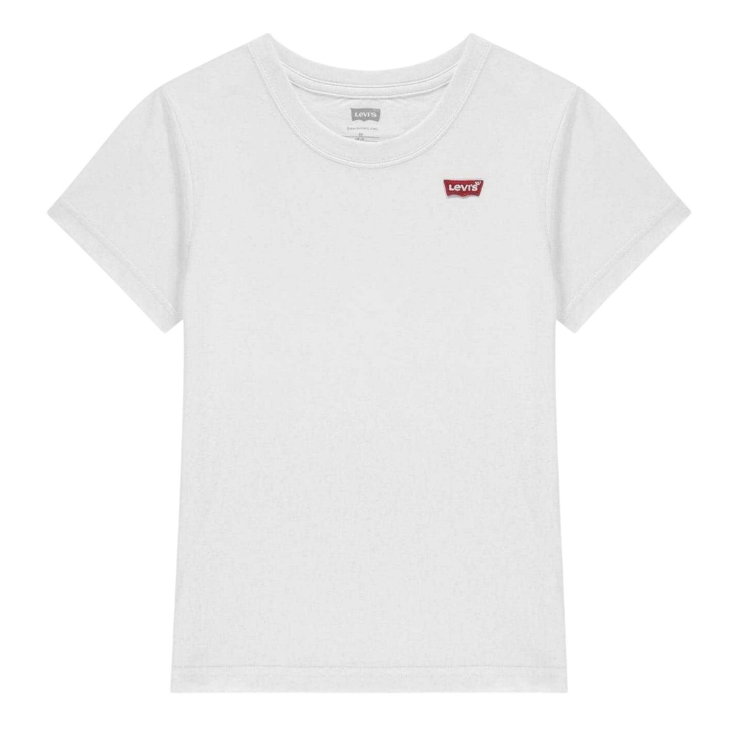 White - Front - Levis Boys Batwing Logo T-Shirt