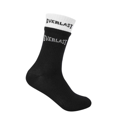Multicoloured - Lifestyle - Everlast Mens Ribbed Crew Socks (Pack of 2)