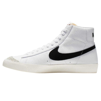 White-Black - Side - Nike Childrens-Kids Blazer Mid ´77 High Top Trainers