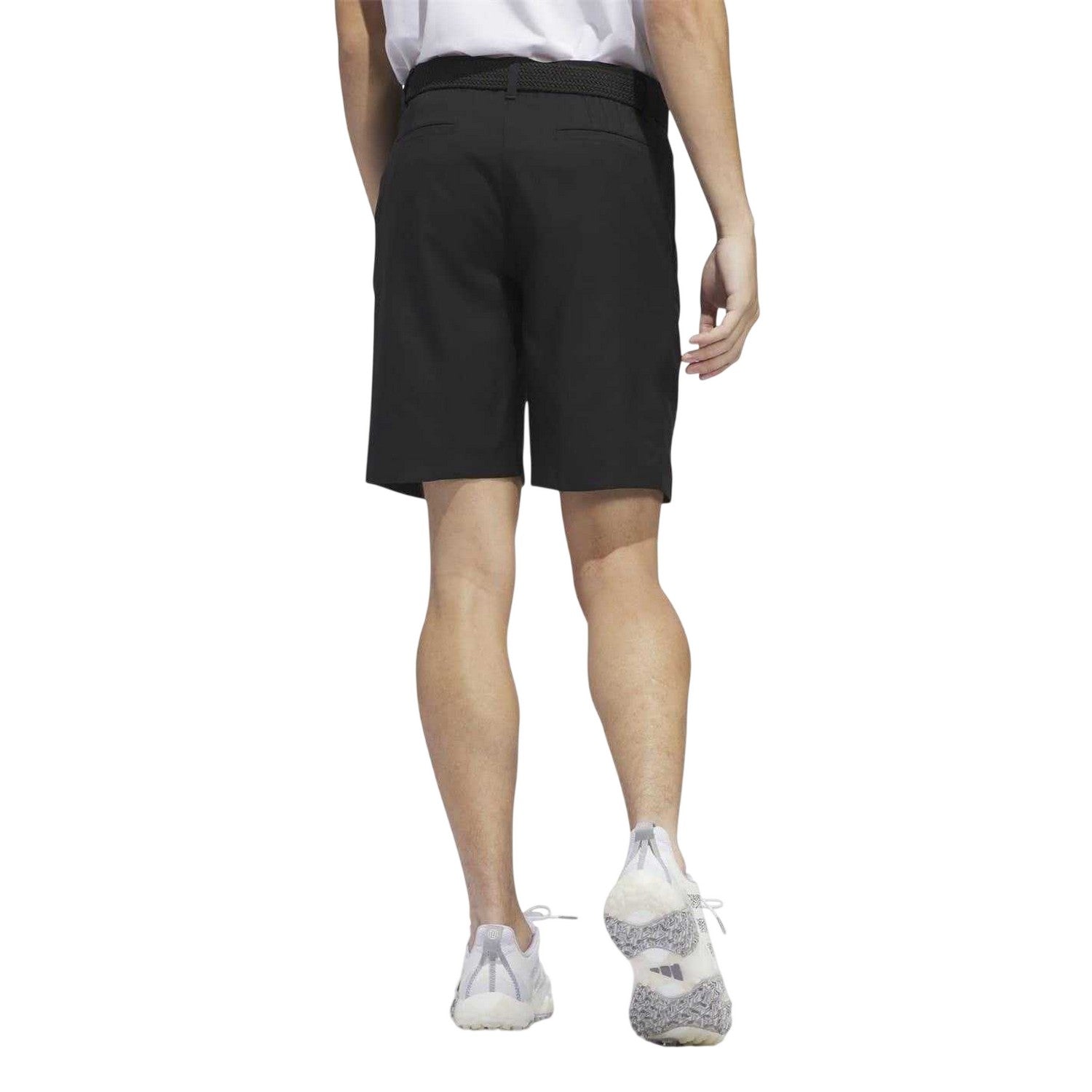 Black - Back - Adidas Mens Polyester Shorts