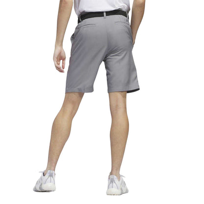 Grey - Back - Adidas Mens Polyester Shorts