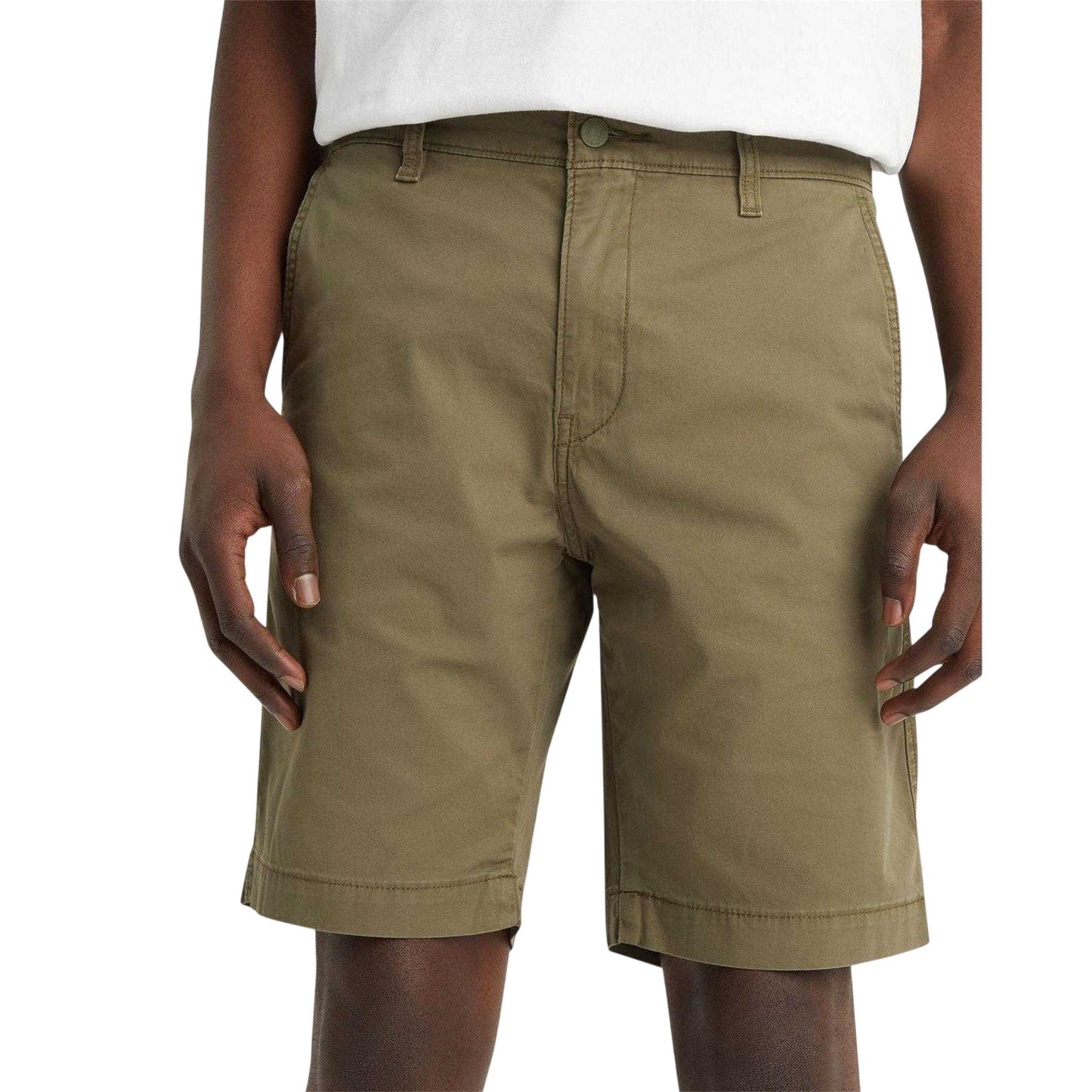 Green - Front - Levis Mens Logo Chino Shorts