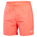 Red - Front - Speedo Mens Essentials Swim Shorts