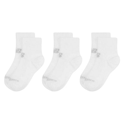 White - Back - New Balance Mens Ankle Socks (Pack of 3)