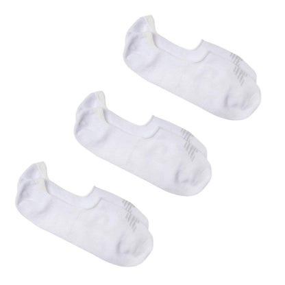 White - Back - New Balance Unisex Adult No-Show Socks (Pack of 3)