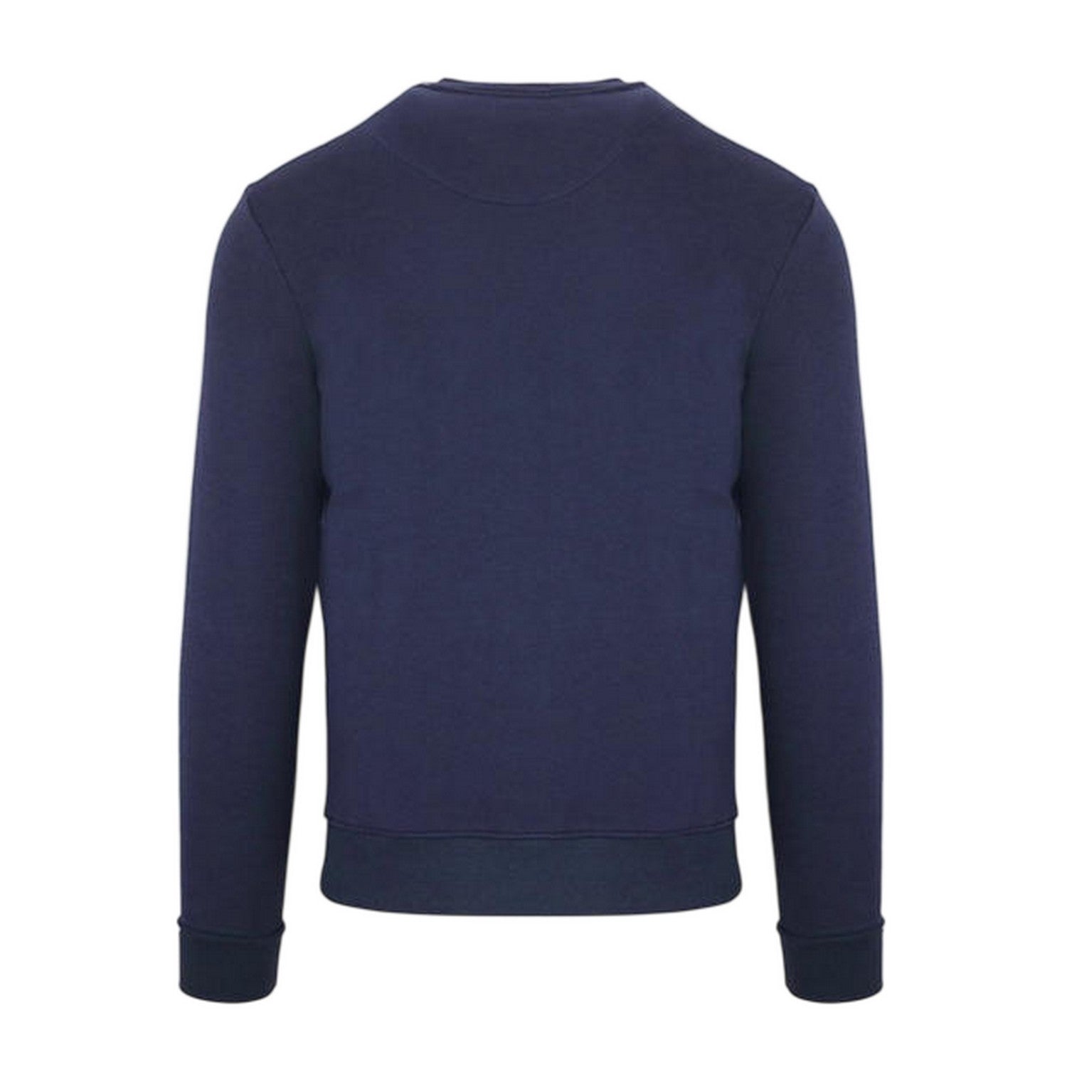 Navy - Back - Aquascutum Mens Crest Crew Neck Regular Sweatshirt