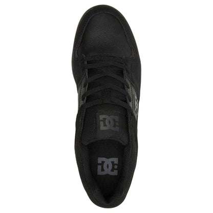 Triple Black - Side - DC Mens Cure Basket Homme Flat Skate Shoes