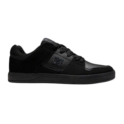 Triple Black - Front - DC Mens Cure Basket Homme Flat Skate Shoes