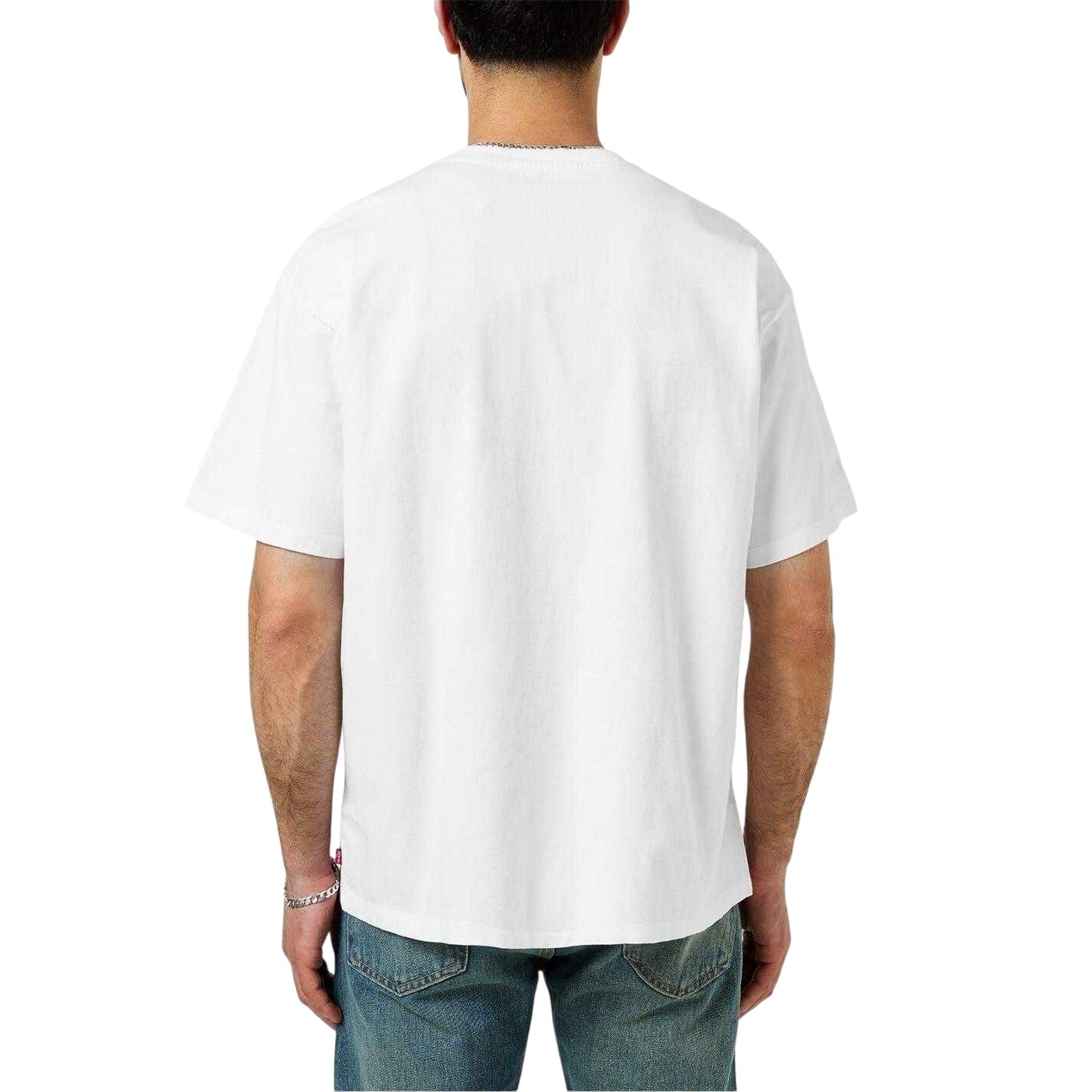 White - Back - Levis Mens Graphic Vintage Crew Neck T-Shirt